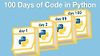 #100DaysOfCode with Python course