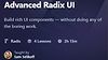 Advanced Radix UI