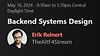 Backend Systems Design