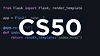 CS50's Web Programming with Python and JavaScript