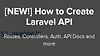 How to Create Laravel API