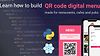 Python/Django + React QR Digital Menu Builder