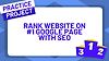 Rank a Website on the First Page of Google with SEO