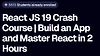 React JS 19 Crash Course | Build an App and Master React in 2 Hours