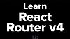 React Router v4