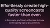 Screencasting.com. Effortlessly create high-quality screencasts faster than ever. (Complete packet)