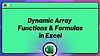 Supercharge Excel with Dynamic Array Functions & Formulas