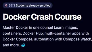 Docker Crash Course