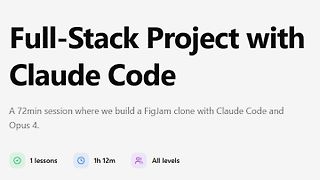 Full-Stack Project with Claude Code
