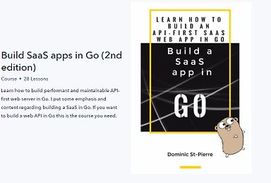 Build SaaS apps in Go (2nd edition)