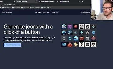 Building an AI Icon Generator using the T3 Stack (Next.js, Prisma, TailwindCSS, Typescript, Dall-E API)