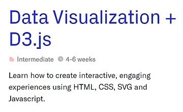 Data Visualization + D3.js