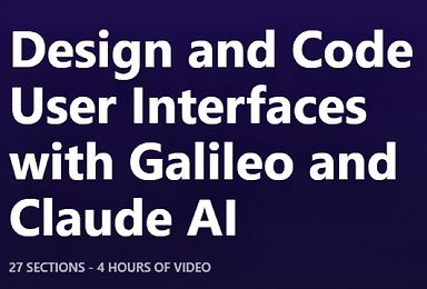 Design and Code User Interfaces with Galileo and Claude AI