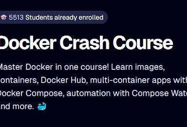Docker Crash Course