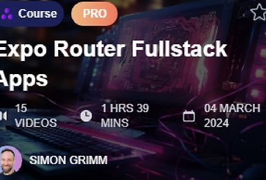Expo Router Fullstack Apps