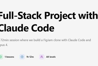 Full-Stack Project with Claude Code
