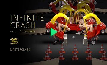 Infinite Crash using Cinema 4D