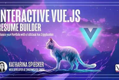 Interactive Vue.js Resume Builder