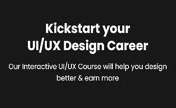 Kickstart your UI/UX Design Career / DesignCourse UI/UX