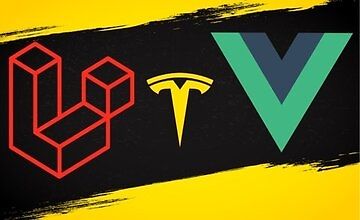 Learn Laravel Vuejs from scratch - Build a TESLA web app