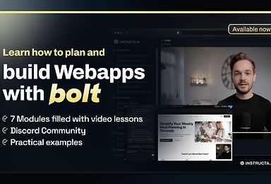 Learn to build Web Apps with Bolt.new and AI