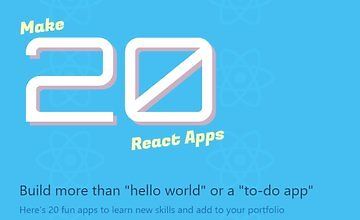 Make 20 React Apps