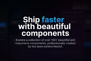 NextUI Pro - Ship faster
