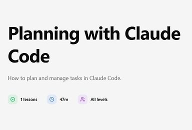 Planning with Claude Code