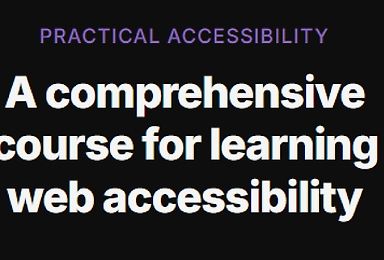 Practical Accessibility - Practical Accessibility for web designers and developers