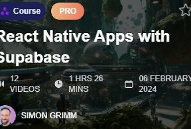 React Native Apps with Supabase