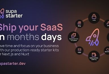 supastarter - SaaS starter kit for Next.js & Nuxt