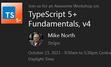 TypeScript 5+ Fundamentals, v4