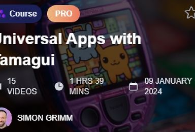 Universal Apps with Tamagui