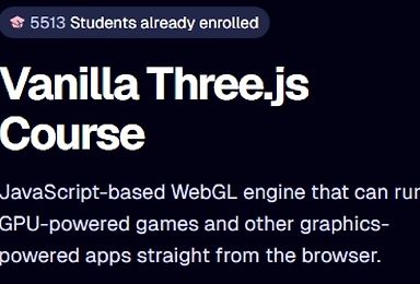 Vanilla Three.js Course