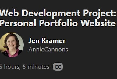 Web Development Project: Personal Portfolio Website