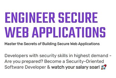Web Security Dev Academy - 12-week online program