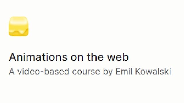 Animations on the web